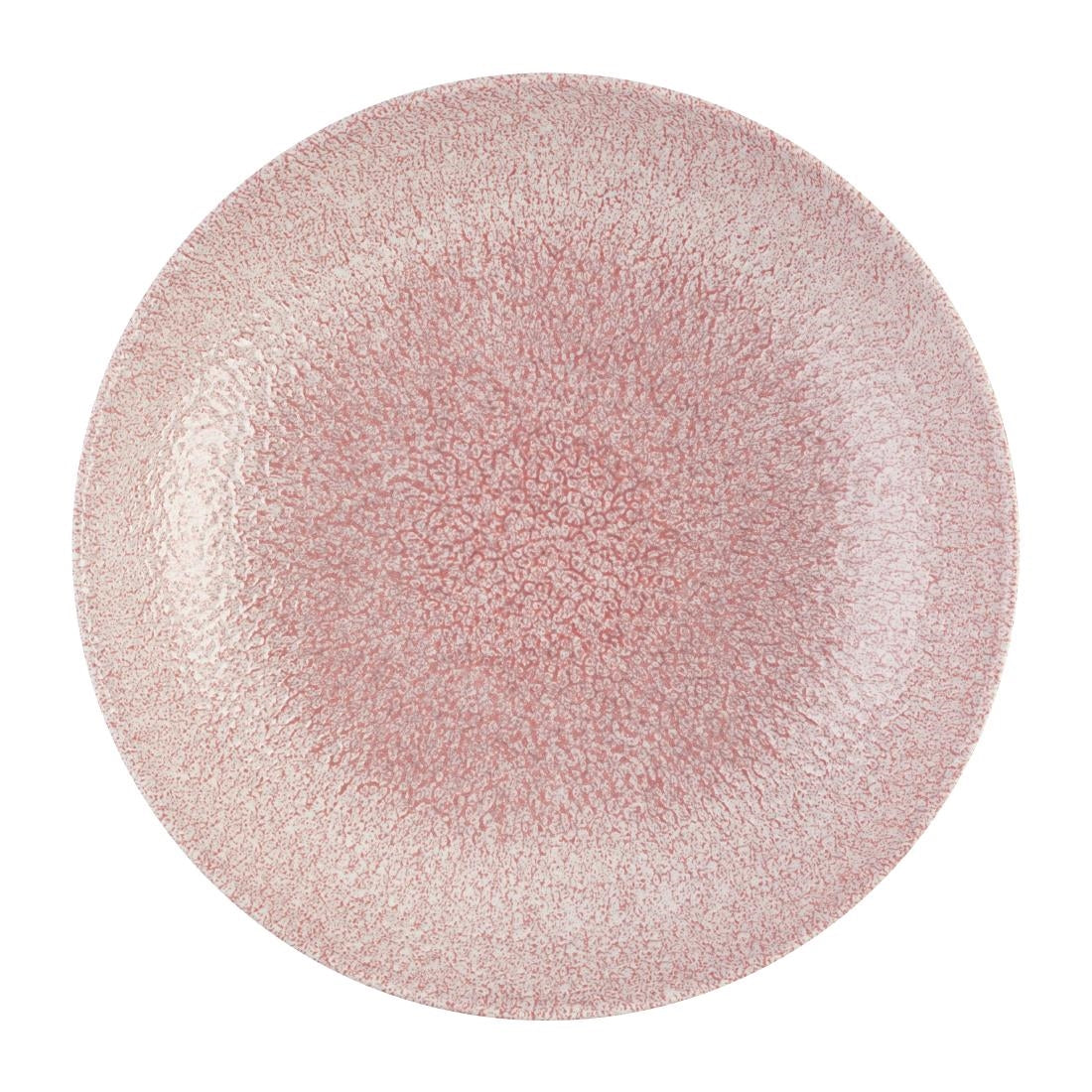 Assiettes coupe ronde Churchill Studio Prints Raku Rose Quartz Pink 182mm (Lot de 12) — DX841