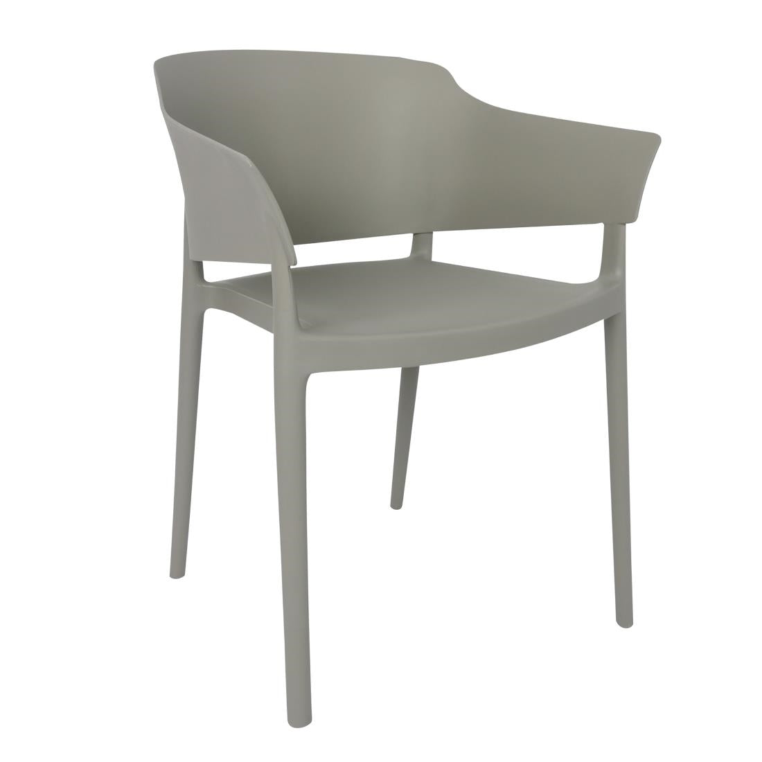 Fauteuils Lorenzo Café Bolero gris (lot de 2) — DX970