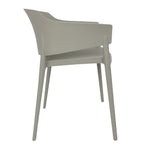 Fauteuils Lorenzo Café Bolero gris (lot de 2) — DX970
