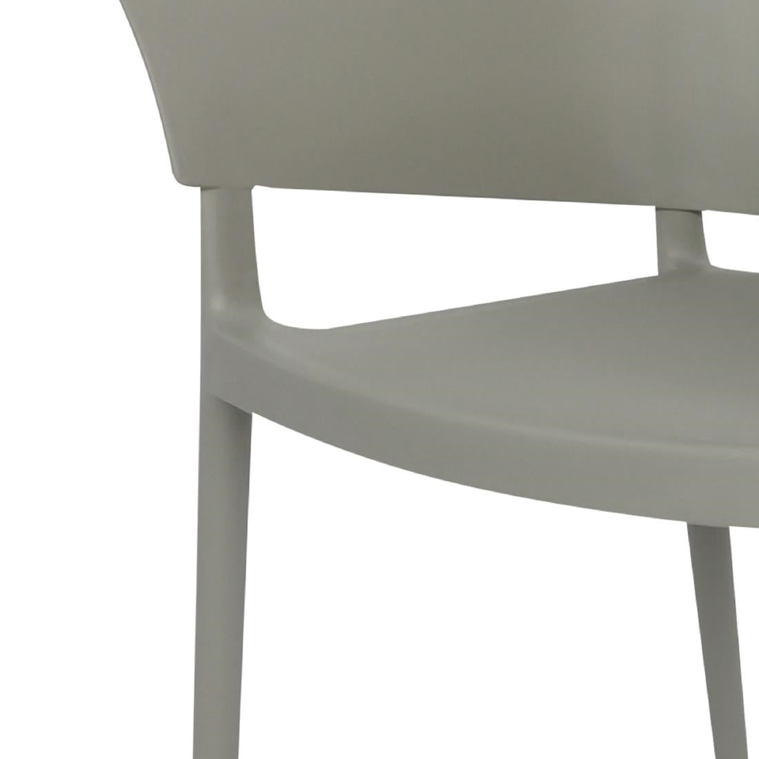 Fauteuils Lorenzo Café Bolero gris (lot de 2) — DX970