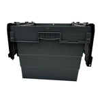 Caisse de transport/stockage en plastique Vogue avec couvercle attaché 600x400x320mm — DX995