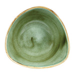 Bols triangulaires Churchill Stonecast Samphire Green 185mm (Lot de 12) — DY044