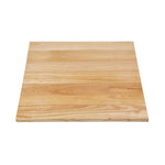 Plateau de table carré pré-percé coloris bois naturel Bolero 700mm — DY737