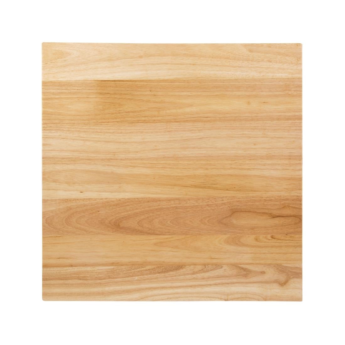 Plateau de table carré pré-percé coloris bois naturel Bolero 700mm — DY737