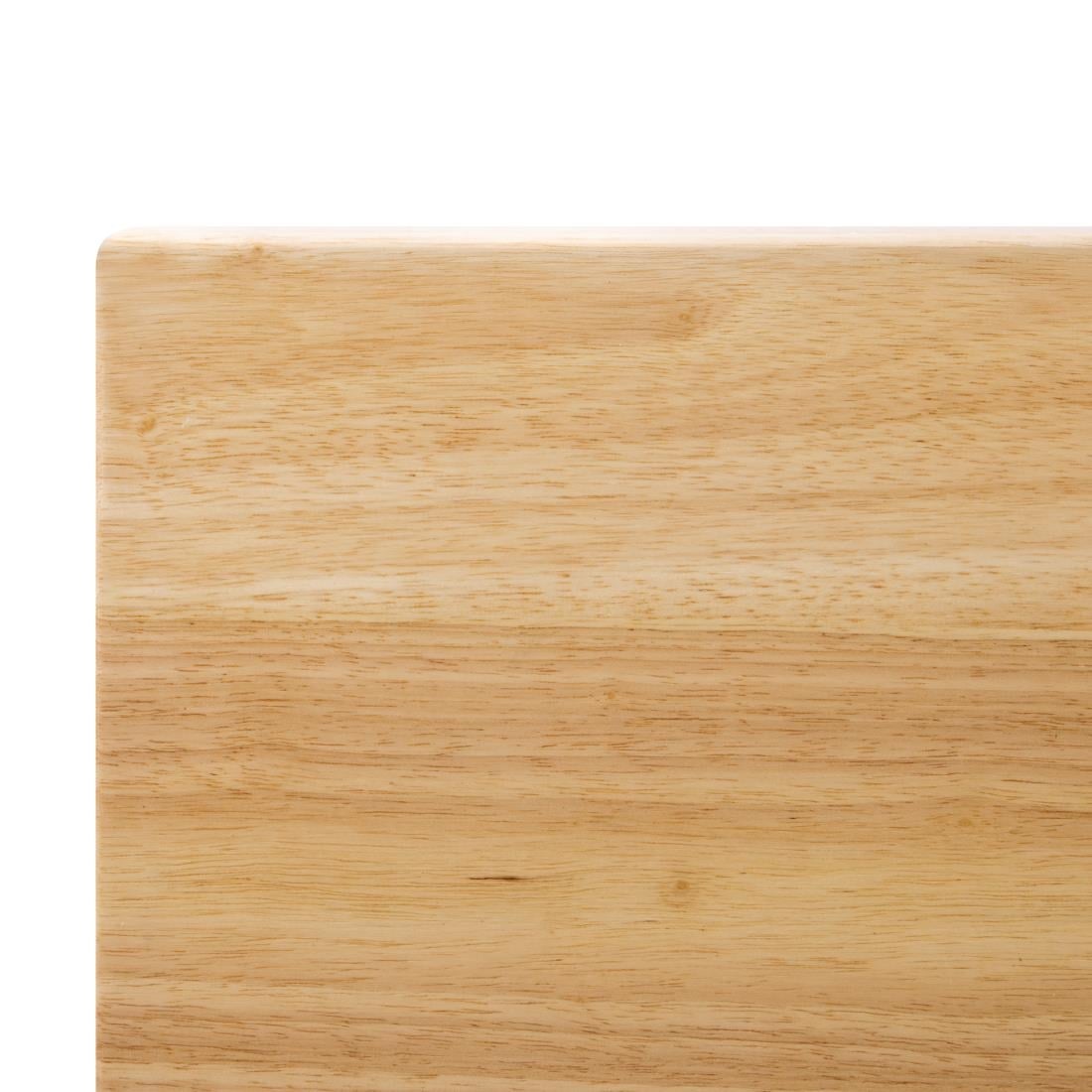 Plateau de table carré pré-percé coloris bois naturel Bolero 700mm — DY737