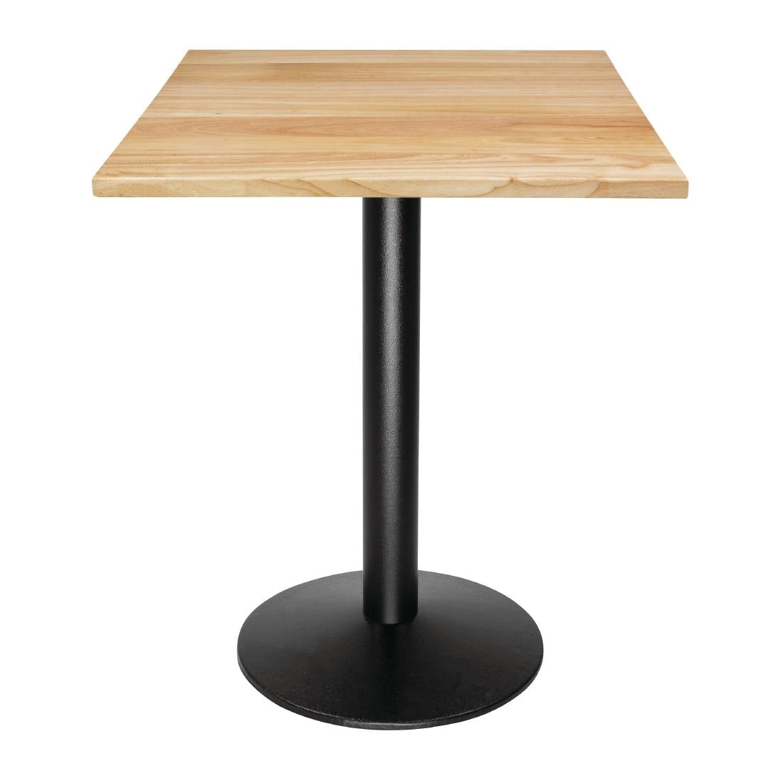 Plateau de table carré pré-percé coloris bois naturel Bolero 700mm — DY737