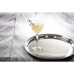 Plateau de service rond inox Olympia 305mm — J828
