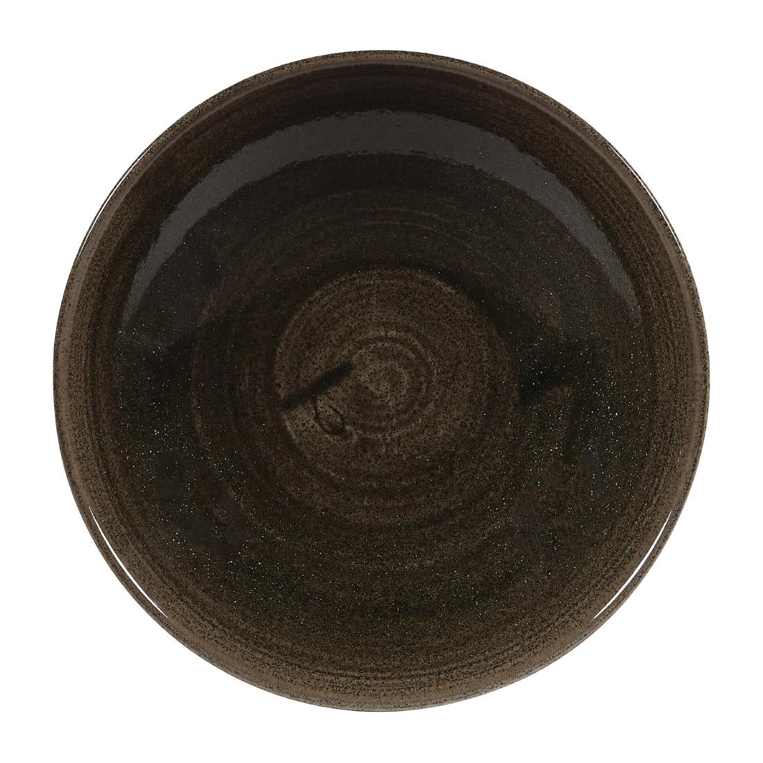 Bols Churchill Stonecast Patina Evolve Iron Black 182mm (Lot de 12) — DY901