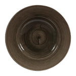 Bols à bord large Churchill Stonecast Patina Wide Iron Black 280mm (Lot de 12) — DY909