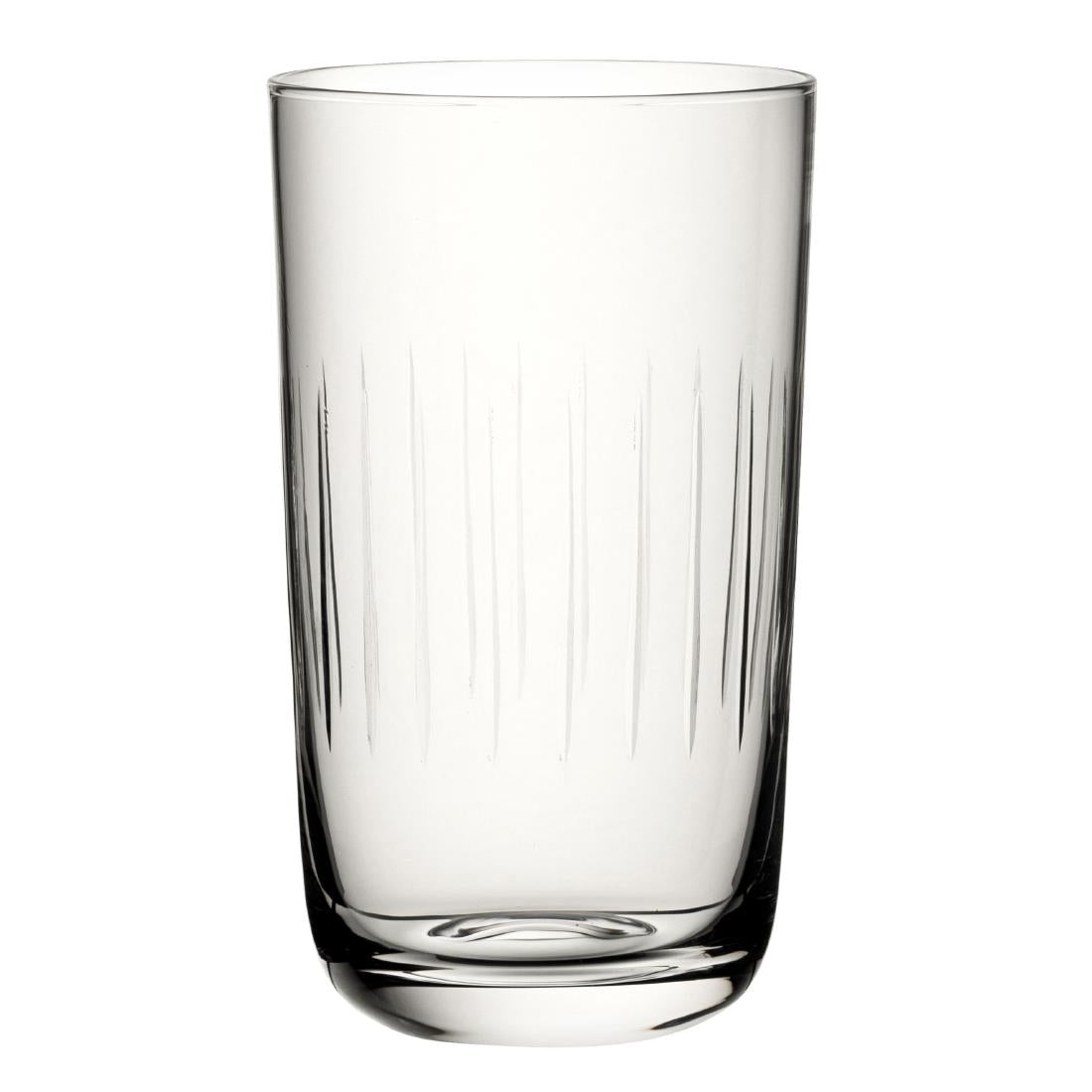 Verres hauts rainurés nid d'abeille Raffles Utopia 420ml (lot de 6) — DZ449