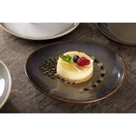 Assiettes plates Olympia Birch aubergine 205mm (lot de 6) — DZ696