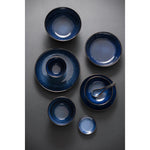Bols plats Olympia Luna bleu nuit 160 mm (lot de 6) — DZ772