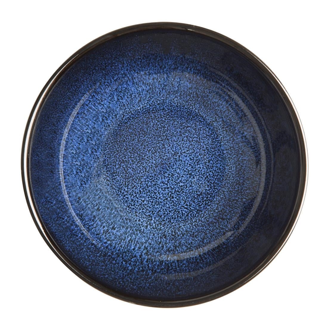 Bols plats Olympia Luna bleu nuit 160 mm (lot de 6) — DZ772