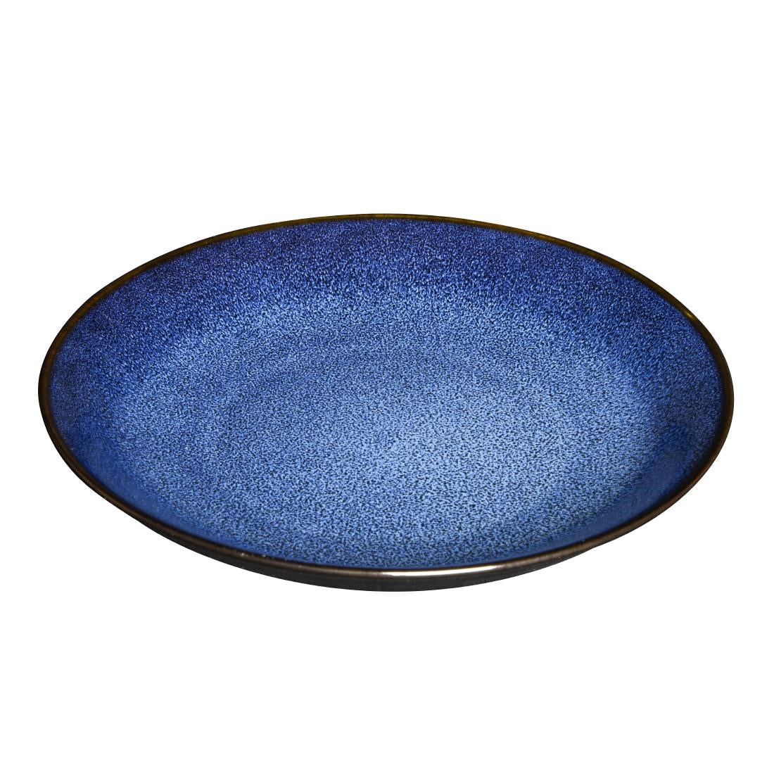 Assiettes creuses Olympia Luna bleu nuit 205 mm (lot de 4) — DZ779