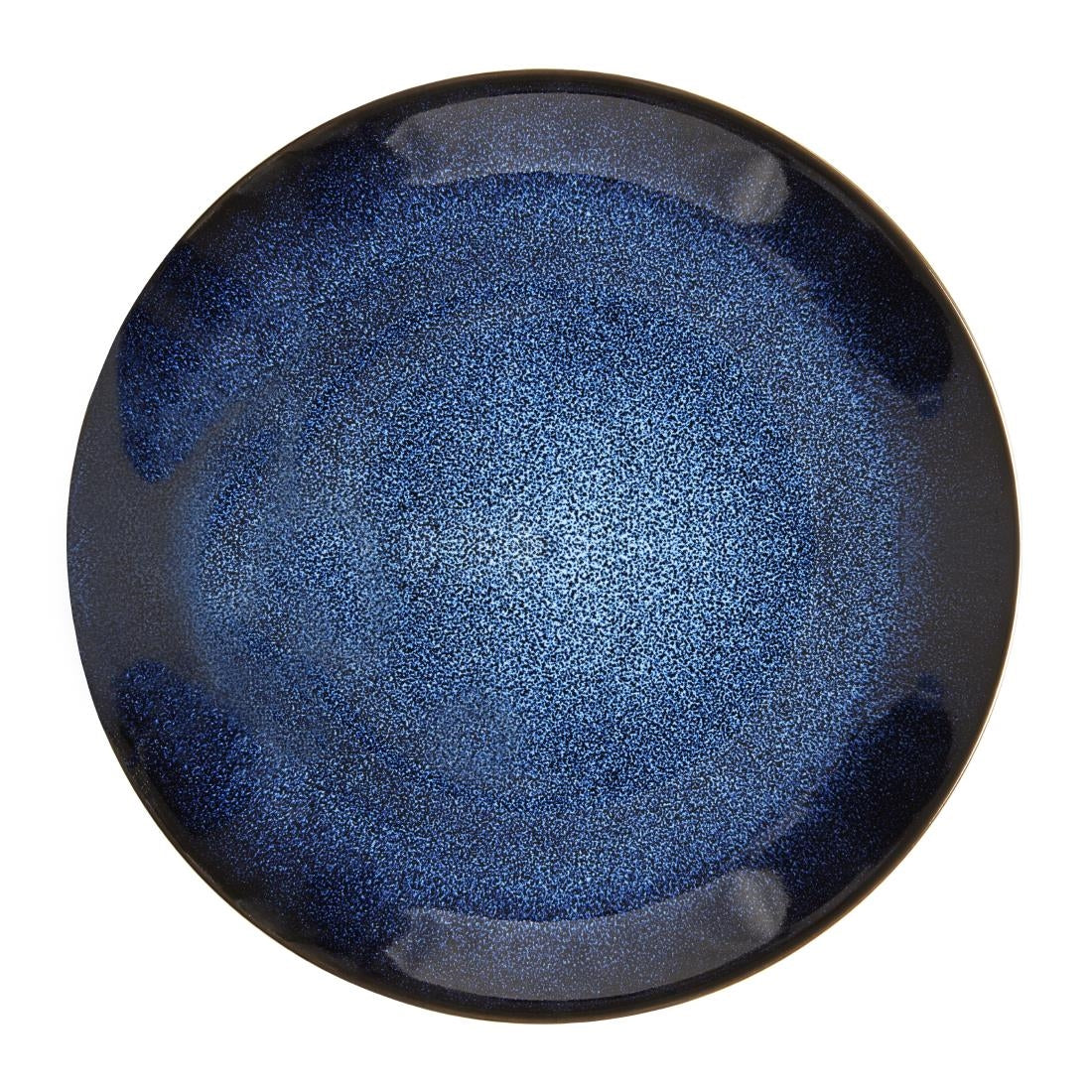 Assiettes creuses Olympia Luna bleu nuit 205 mm (lot de 4) — DZ779