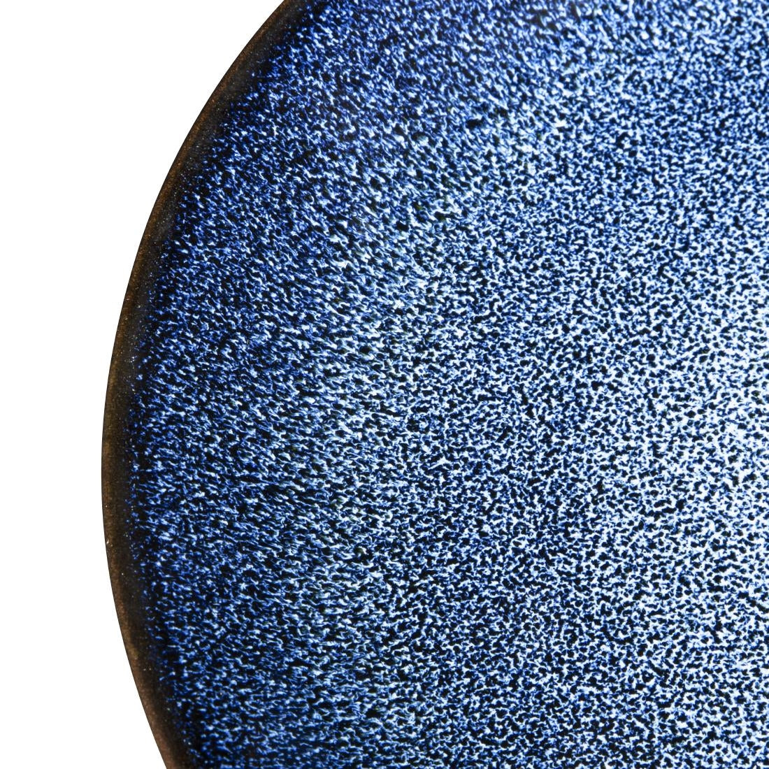 Assiettes creuses Olympia Luna bleu nuit 205 mm (lot de 4) — DZ779