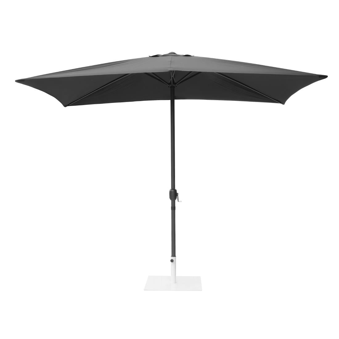 Parasol rectangulaire Bolero Seville 2x3m noir — DZ871
