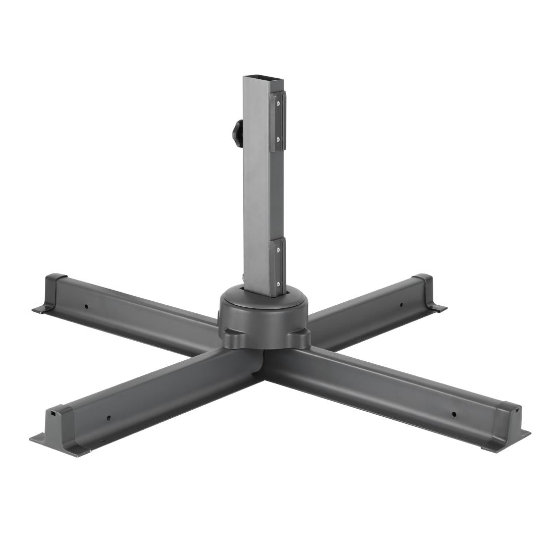 Parasol déporté professionnel Bolero Venice noir 3,5 m — DZ872