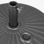 Pied de parasol en plastique noir Bolero 40L — DZ884
