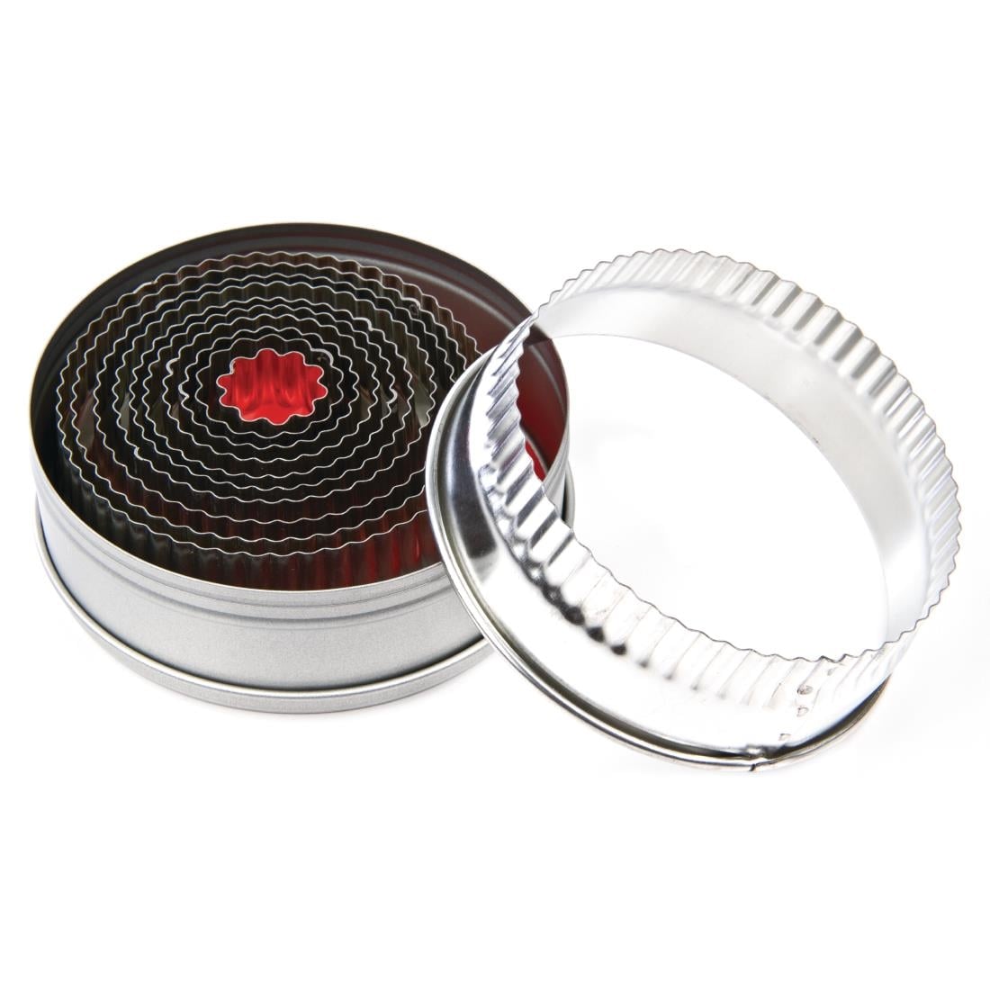 Lot de 11 emporte-pièces ronds cannelés Vogue — E019