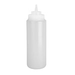 Distributeur de sauce à col large Vogue 909ml transparent — E093