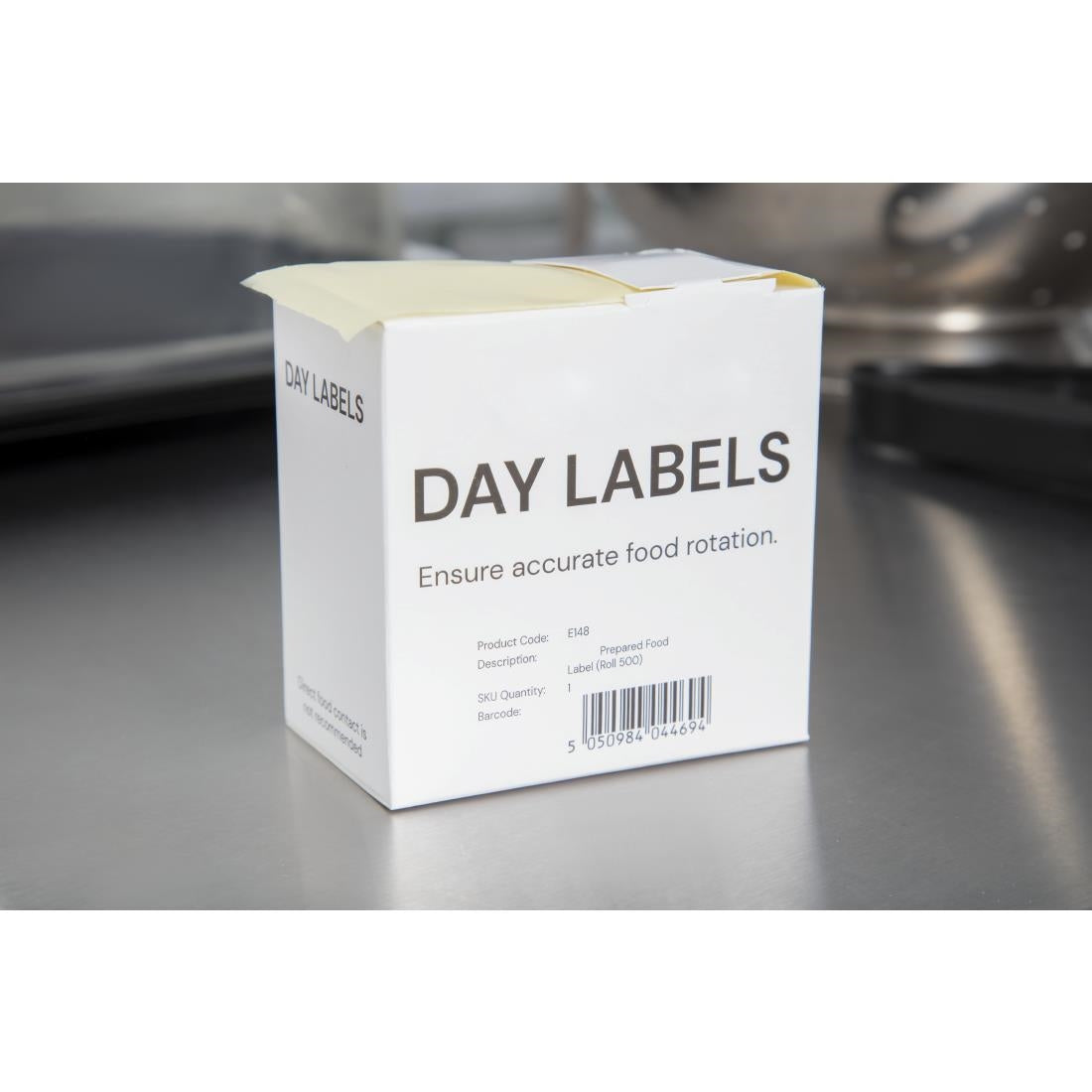 Etiquettes pour produits préparés Hygiplas (lot de 500) — E148