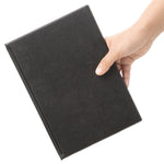 Protège-menus en PVC Olympia A5 noir — E219