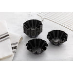 Moules à mini brioche antiadhésifs 75mm Matfer Bourgeat (lot de 12) — E238