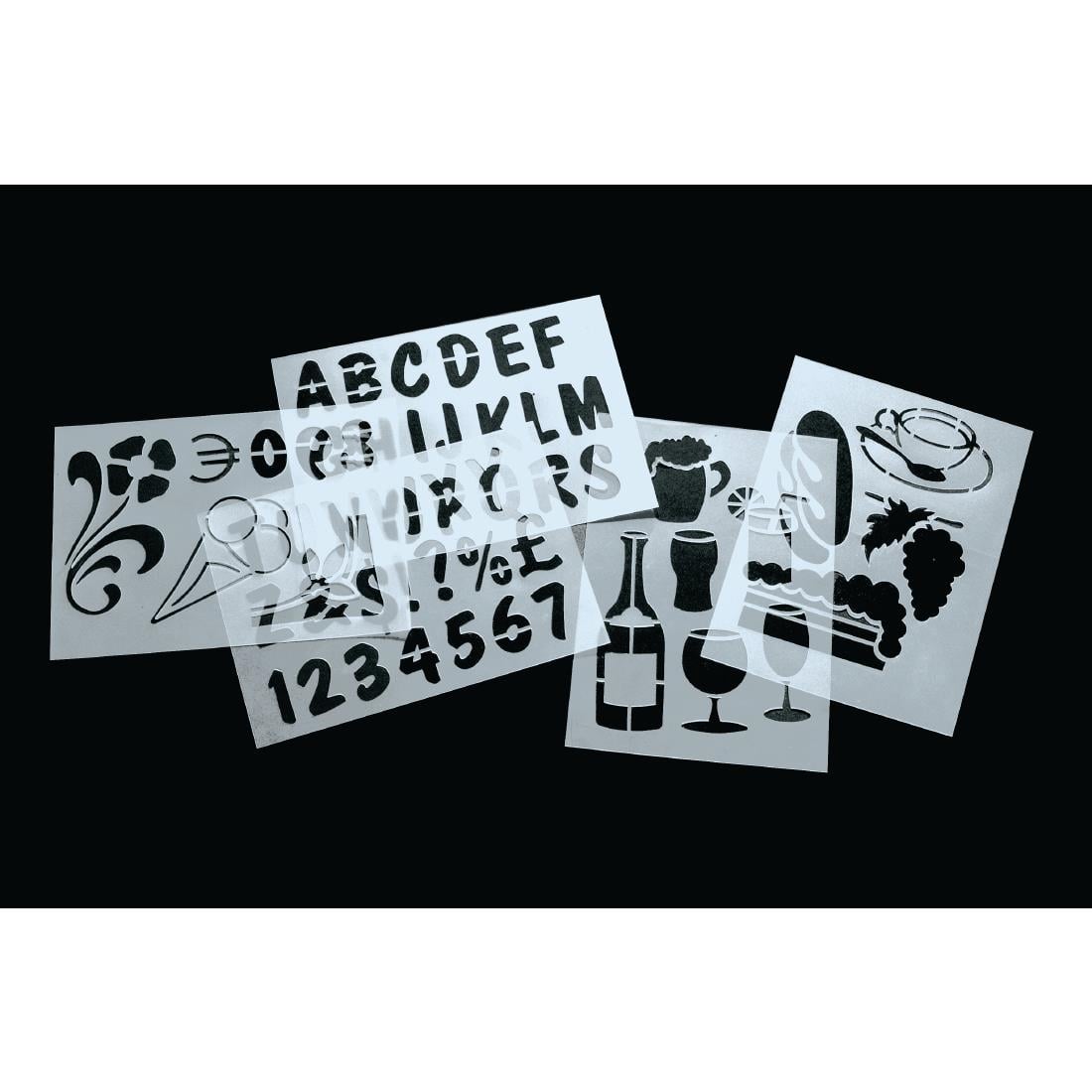 Kit de pochoirs Securit — E287