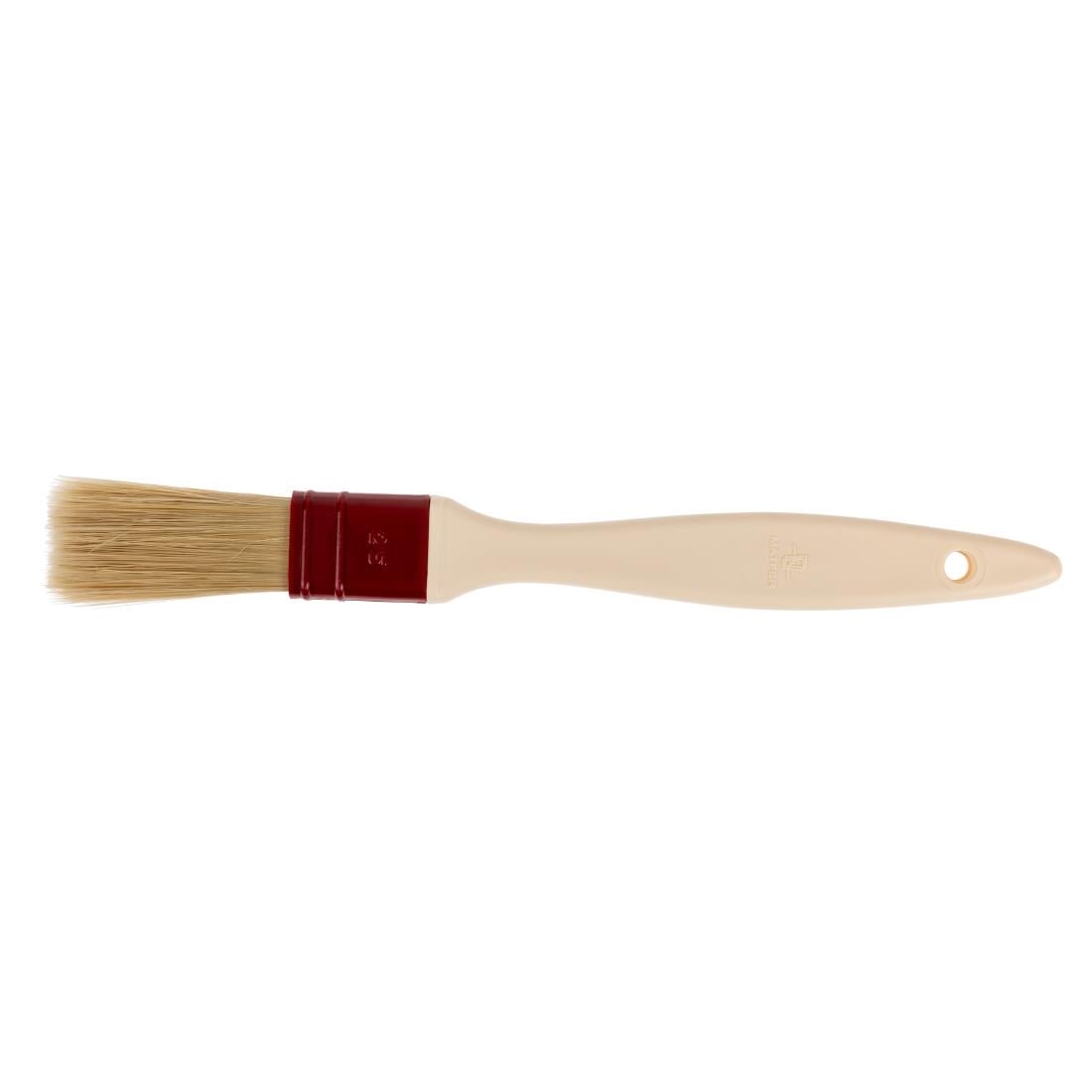 Pinceau à pâtisserie plat en poils naturels 25mm Matfer Bourgeat — E440