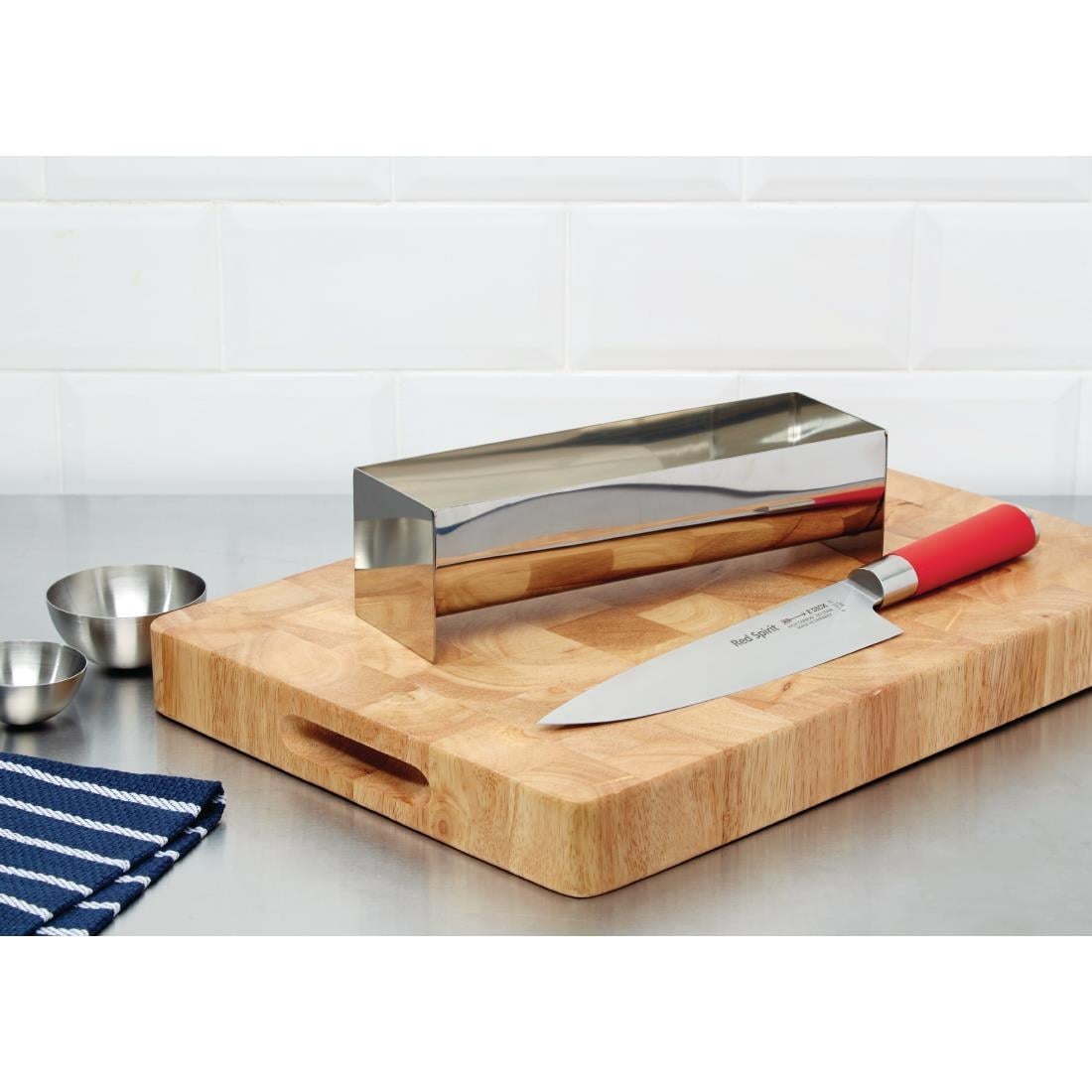 Moule à terrine en acier inoxydable Vogue forme de U 260mm — E585