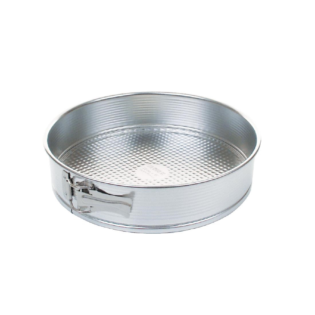 Moule rond à charnière en fer blanc Vogue 260mm — E848