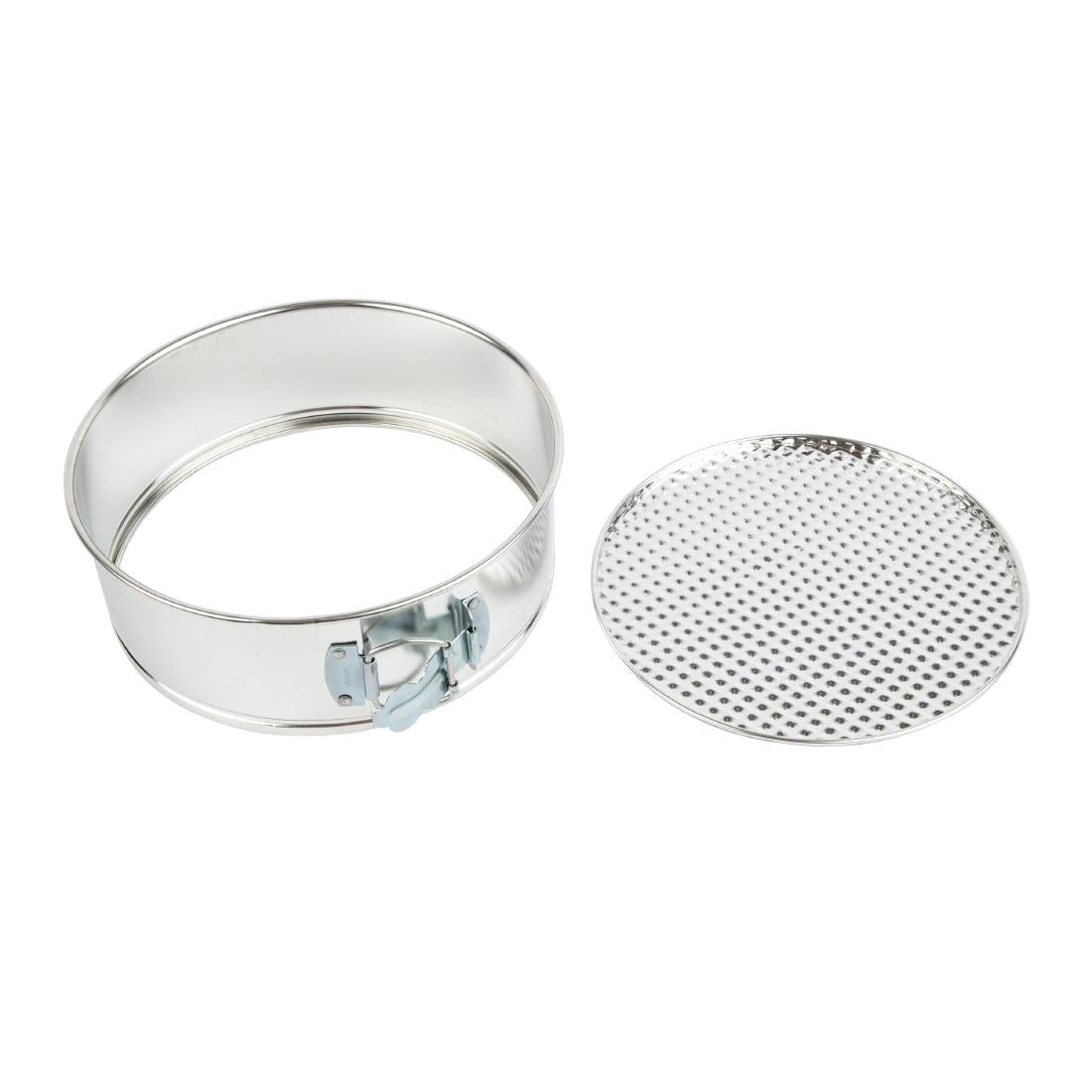 Moule rond à charnière en fer blanc Vogue 200mm — E845