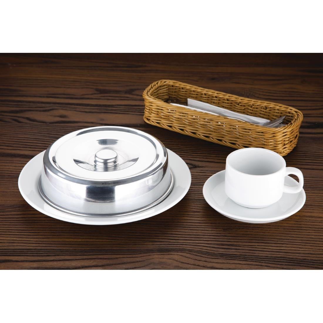 Couvre-assiette en aluminium Vogue — E893
