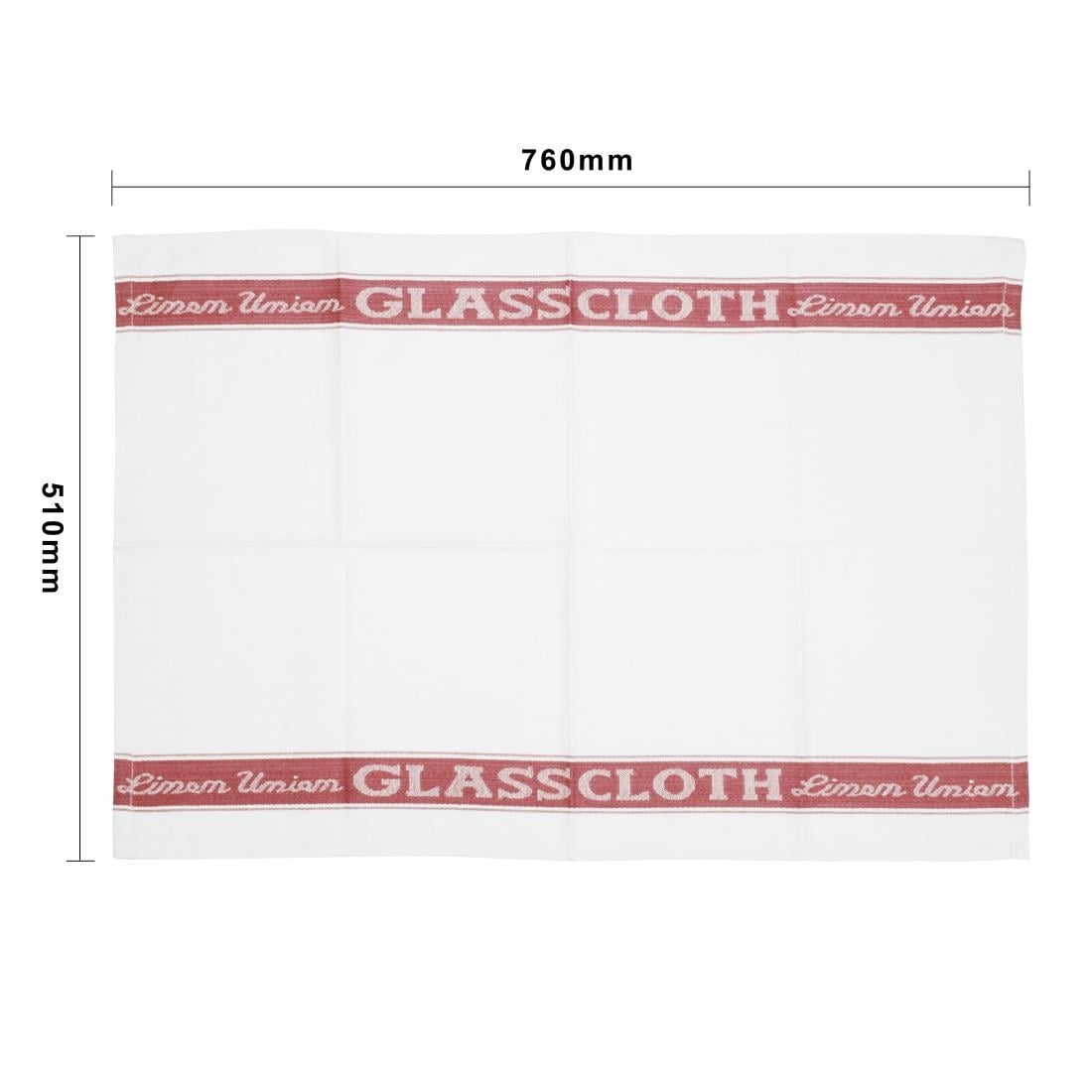 Essuie-verres Vogue rouges — E910