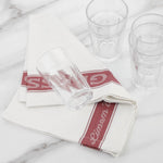 Essuie-verres Vogue rouges — E910