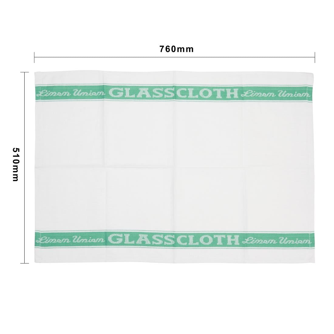 Essuie-verres Vogue verts — E912