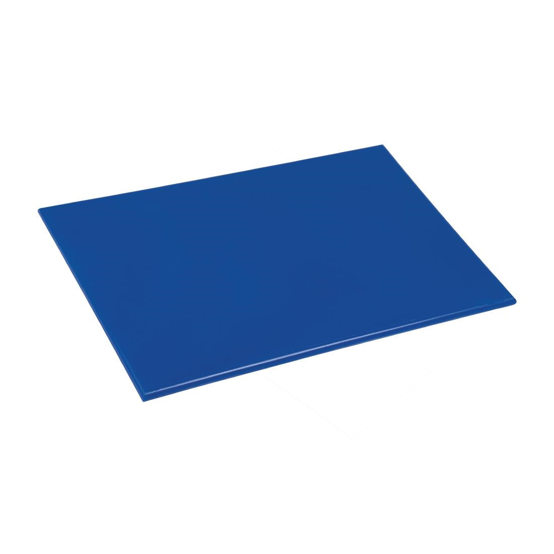 Planche à découper antibactérienne basse densité Hygiplas bleu — HC856