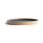 Assiettes plates bord droit granit bleu Olympia Canvas 180mm (lot de 6) — FA300