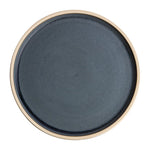 Assiettes plates bord droit granit bleu Olympia Canvas 180mm (lot de 6) — FA300