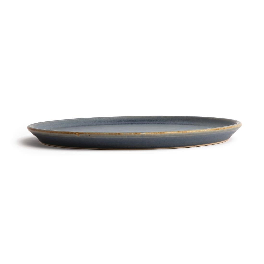 Assiettes plates granit bleu Olympia Canvas 265mm (lot de 6) — FA303