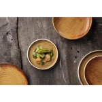 Assiettes creuses calottes terre de sienne Olympia Canvas 230mm (lot de 6) — FA313