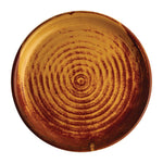 Assiettes plates terre de sienne Olympia Canvas 180mm (lot de 6) — FA309