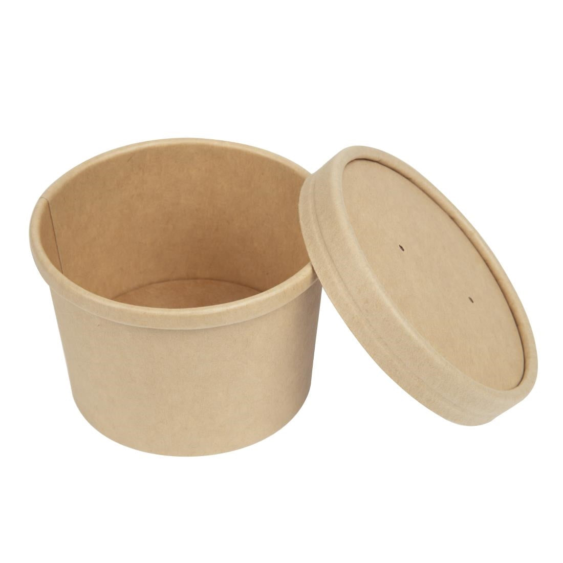Couvercles pour bols à soupe kraft micro-ondables recyclables Colpac 225ml et 350ml (lot de 500) — FA367