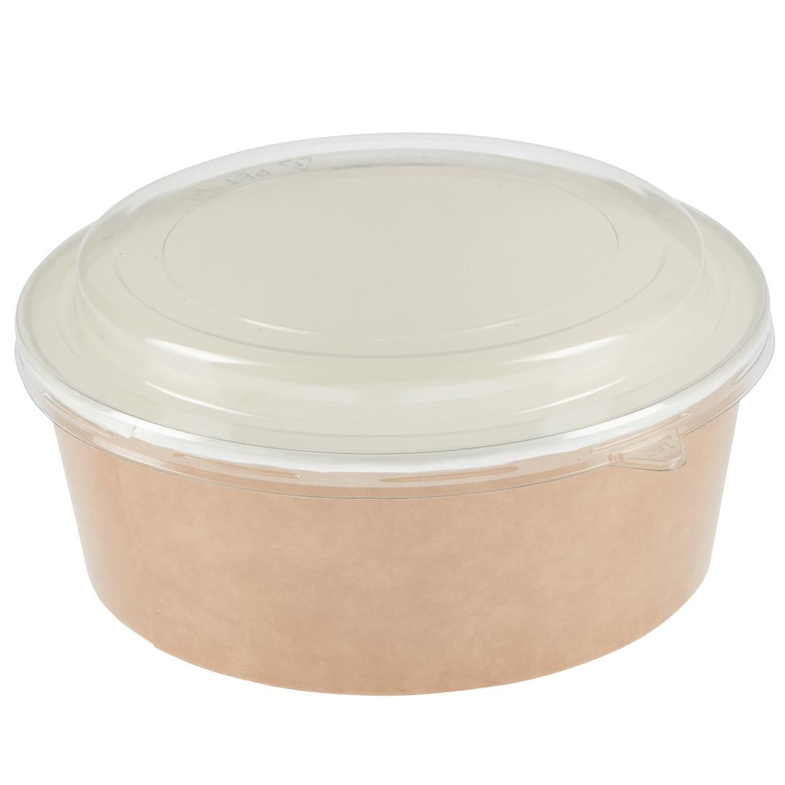 Pots alimentaires kraft recyclables avec couvercles Colpac 1300ml (lot de 150) — FA374