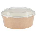 Pots alimentaires kraft recyclables avec couvercles Colpac 1300ml (lot de 150) — FA374