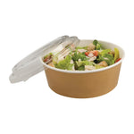 Pots alimentaires kraft recyclables avec couvercles Colpac 1300ml (lot de 150) — FA374