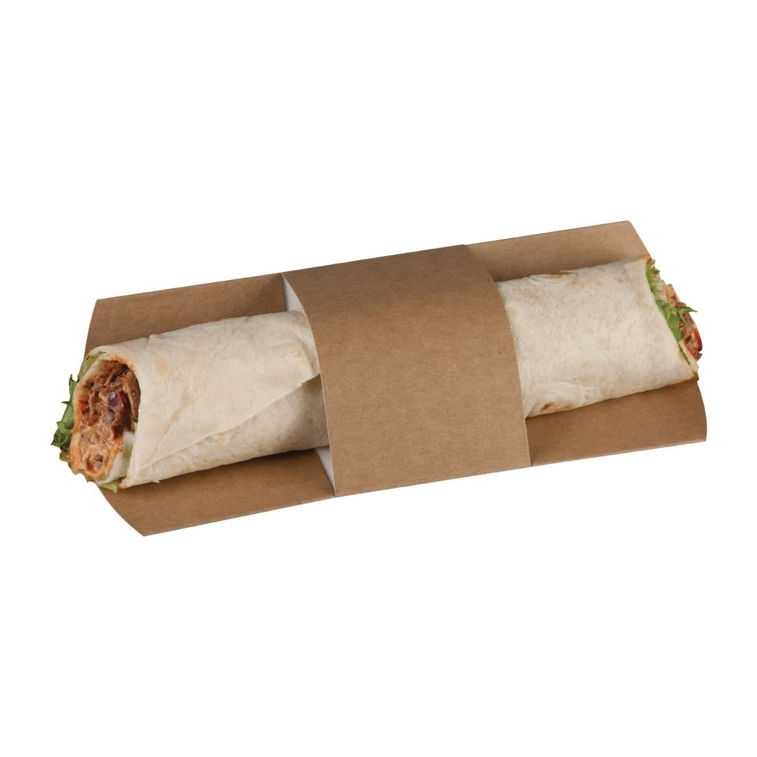 Etuis à tortilla kraft compostables Colpac (lot de 1000) — FA383