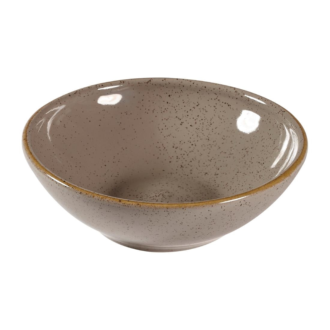 Bols à soupe peu profonds Churchill Stonecast Grey 260ml (Lot de 12) — FA582