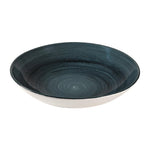 Assiettes coupes rondes Churchill Stonecast Patina Rustic Teal 248mm (Lot de 12) — FA592